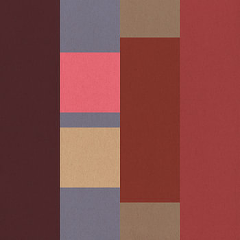 Abstract geometrisch in warme aardse kleuren