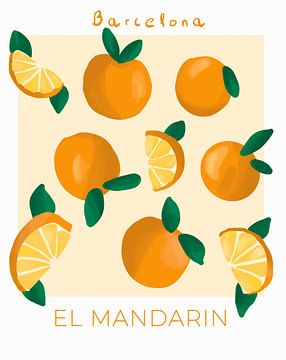 El Mandarin, happy Oranges orange in Barcelona by Laura Knüwer