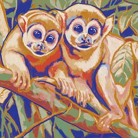 Nieuwsgierige aapjes van Studio Carper
