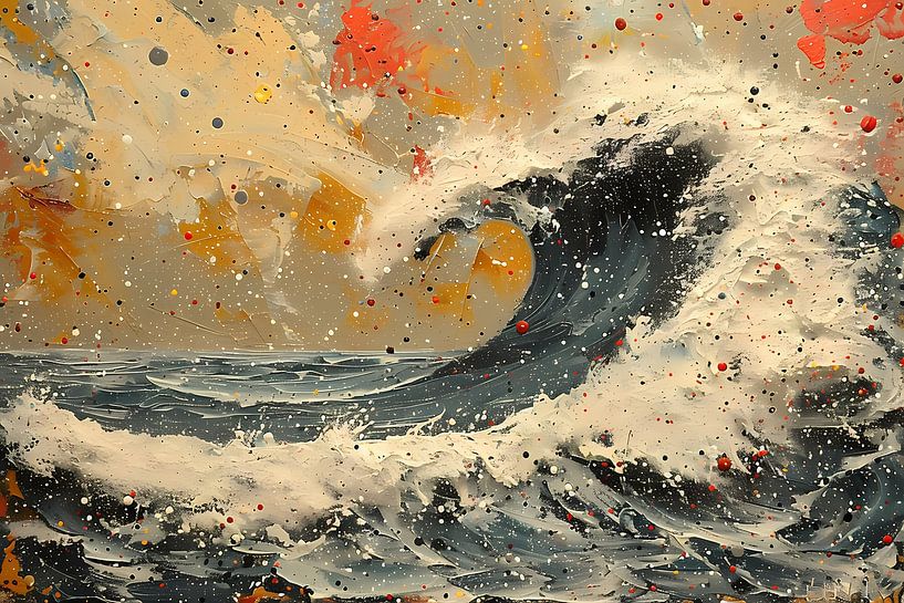 Impressionistische Zeegezicht van Art & Soul Creations