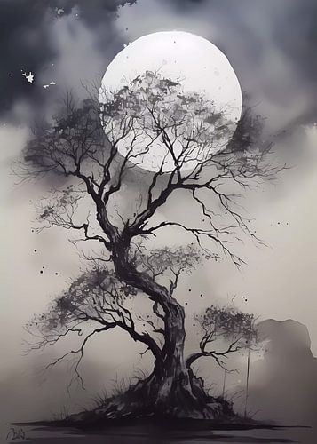 Volle maan schoonheid