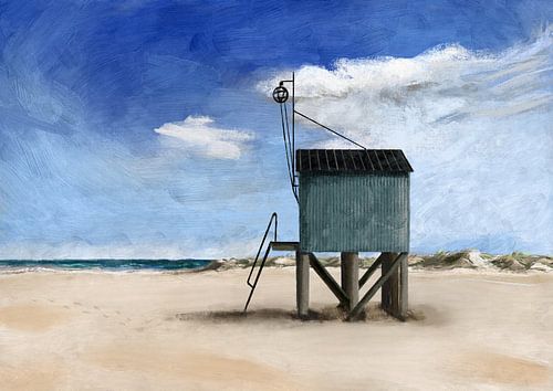 Drenkelingenhuisje Terschelling by Jan Brons