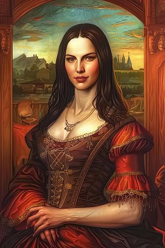 fantasie portret mona lisa
