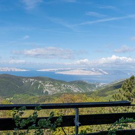Kroatischer Blick auf Krk von ronald Bergen Bravenboer