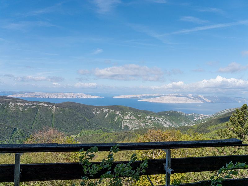 Croatie vue sur Krk par ronald Bergen Bravenboer