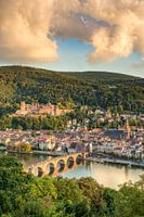 Heidelberg in de avondzon