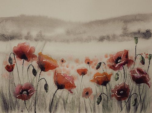 Aquarel part 336 van Tania Perneel