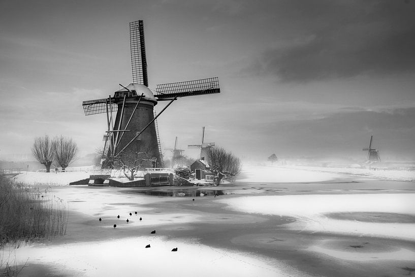 Windmolens Kinderdijk 06 van Ruud Peters