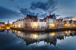 Reflecties in Brugge van Pieterpb