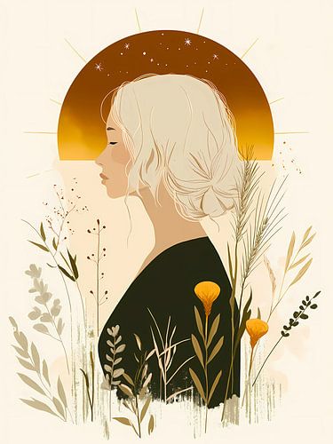 Belle femme bohème