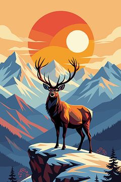 North Pole Mountains by Ricko Van Houten