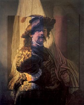 De vaandeldrager - Rembrandt van Rijn van Gisela - Art for you