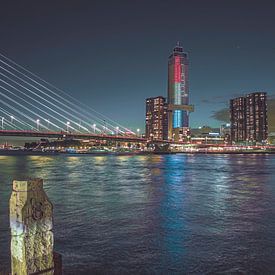 Skyline van Rotterdam van Freddie de Roeck