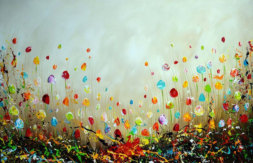 Flowers by Gena Theheartofart