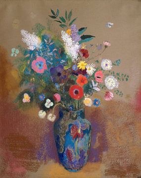 Odilon Redon-Bouquet van bloemen