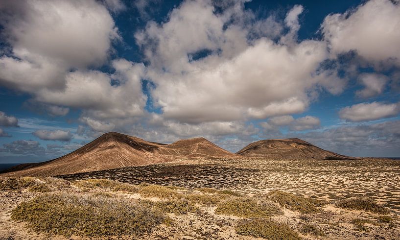 De vulkaan El Mojon op het eiland La Graciosa, een van de Canarische Eilanden par Harrie Muis