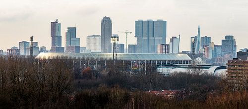 De Kuip with the lights on by Midi010 Fotografie