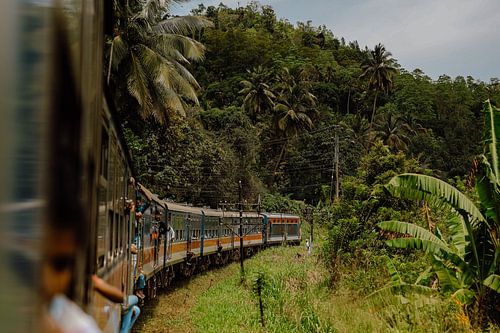 Sri Lanka, world-famous train journey from Kandy to Ella