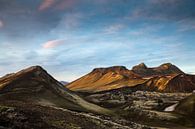 Sunset over the mountains von Ab Wubben Miniaturansicht