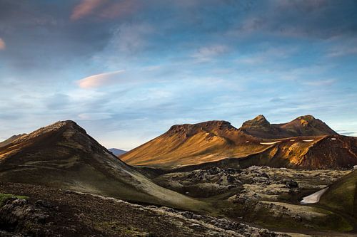 Sunset over the mountains