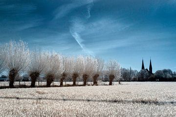 Infrarood Trappisten klooster landschap van Joris Buijs Fotografie