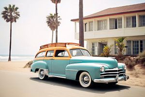 Ehemaliges amerikanisches Retroauto