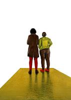 In das weiße Licht starren