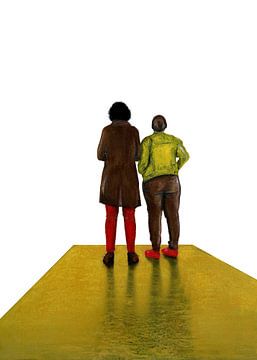 Staring into the white light by Ellen Wels