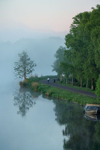Une matinée brumeuse sur l'Amstel