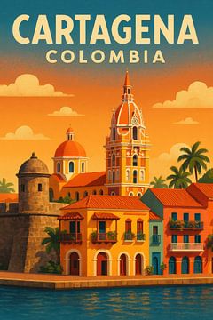 Cartagena van Poster Art Shop