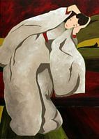 Meisje in witte Kimono, naar Breitner