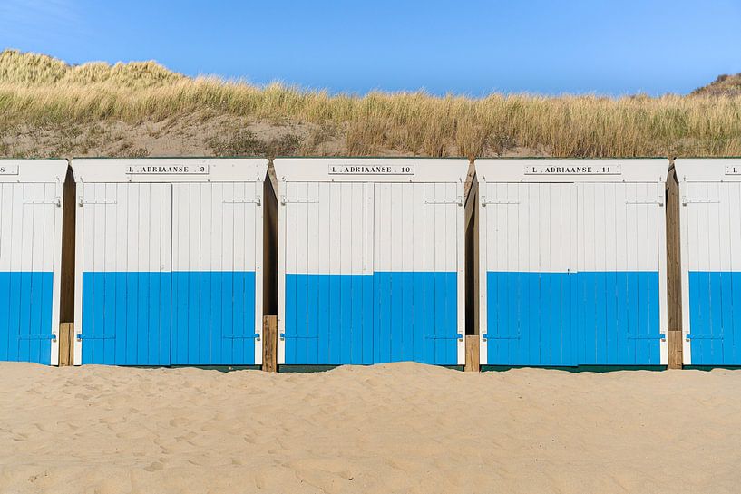 Beach cottages by E Jansen
