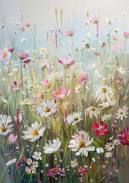 Blumen im Monet-Stil von Wunderbare Kunst