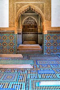 Portal mit Mosaik in Marrakesch