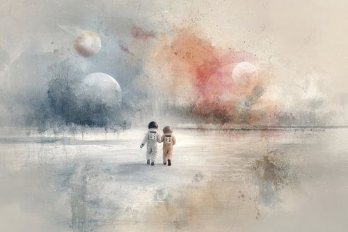 Together Under a Dreamy Starry Sky