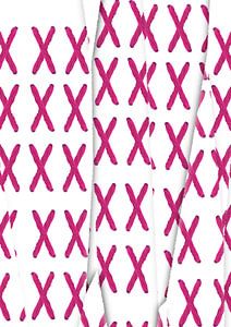 Pink X cut up van Roswitha Lorz