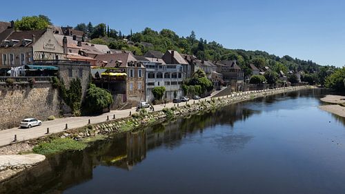 Vezere rivier, Le Bugue, Dordogne, Frankrijk