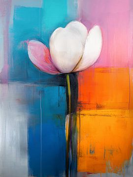Tulip Abstract by Jacky