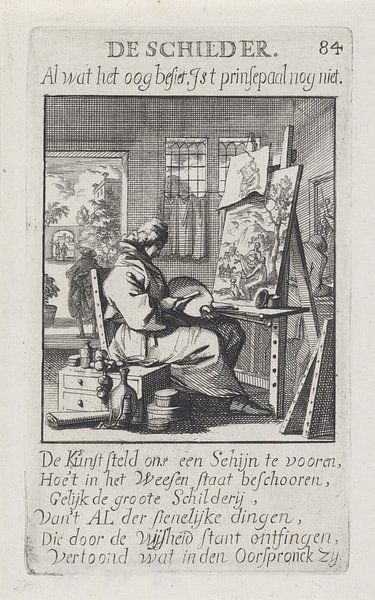 Jan Luyken, Painter, 1694 by Atelier Liesjes