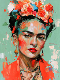 Flower Crown I van Franka Poulain