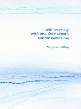 Haïku du matin froid