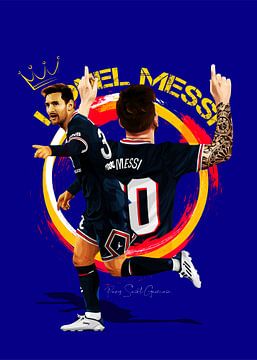 Lionel Messi PSG (KING) van Wpap Malang