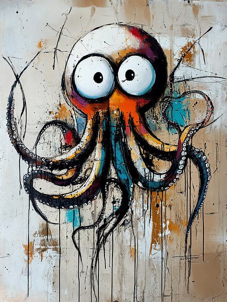 Octopus by Eye catching paintings