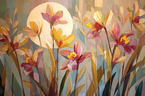 Bloemen met Maan | Bloemen Maan