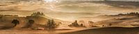 Wide Tuscany landscape in Italy. XXL Panorama by Voss photography thumbnail