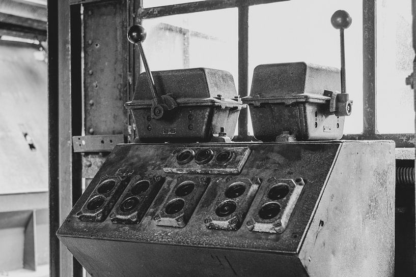 Panneau de commande de l'usine sidérurgique de Völklingen par Ferry D