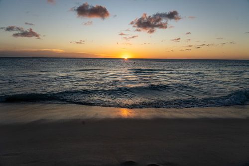 sunset in Aruba