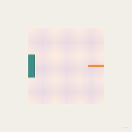 Abstract Minimal Quadrat von Mid Century Art House