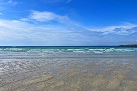 Sandrippeln am weiten Ufersaum von Theodor Decker