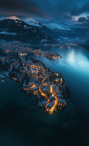 Prachtig uitzicht op de natuurlijke juwelen van fernlichtsicht